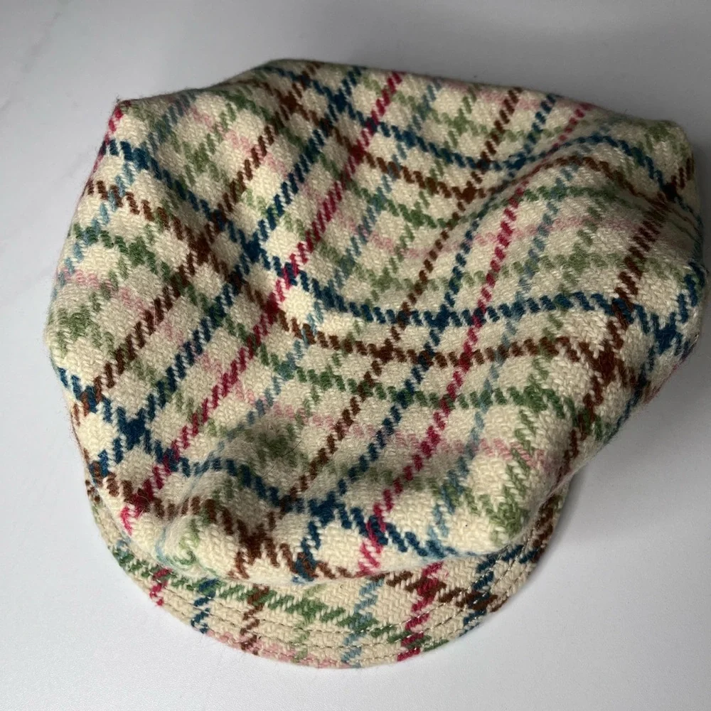 Coach Tattersall Wool Newsboy Hat - Picture 9 of 10